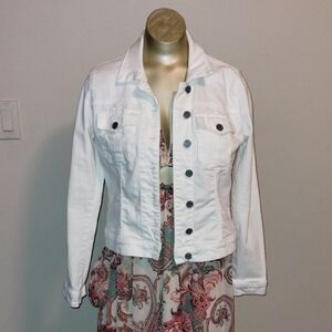 Kut from the Kloth White Jean Jacket